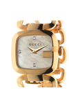 Gucci G Collection Diamond Gold Plated Ladies Watch