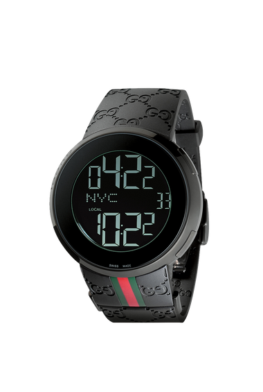 Gucci I Gucci Ion Plated Digital Mens Watch