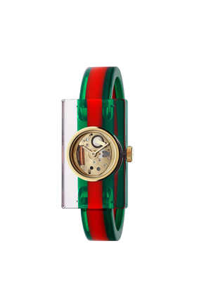 Gucci Plexiglass Fashion Ladies Watch