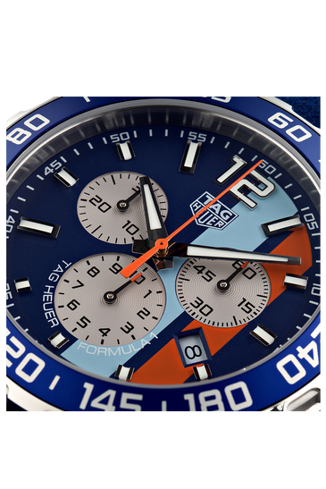 Tag heuer formula 1 2024 gulf special edition watch