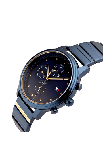 Tommy Hilfiger Blue Ion Plated Ladies Watch Apparelix watches