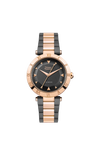 Vivienne Westwood Montagu Black And Rose Gold Tone Ladies Watch