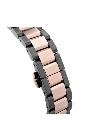 Vivienne Westwood Montagu Black And Rose Gold Tone Ladies Watch